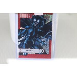 2022-23 Marvel Annual Shathra Trading Card holographic silver back